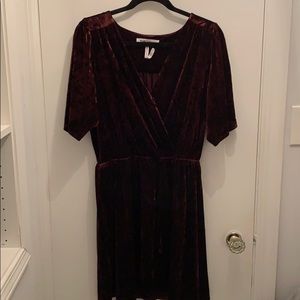 Crushed Velvet BCBG Dress